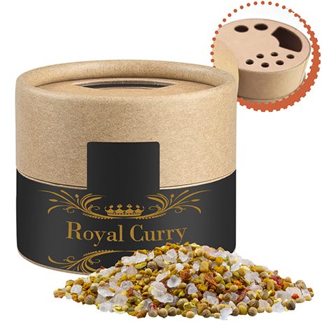 Royal Curry, ca. 50g, Kraftpapierstreuer Mini, myfitmix