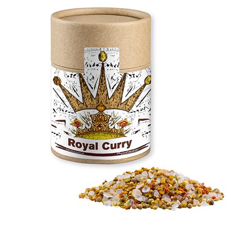 Royal Curry, ca. 110g, Kraftpapierdose Midi, myfitmix