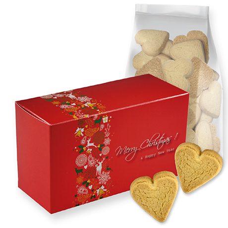 Butter-Herzen, ca. 130g, Faltschachtel, myfitmix