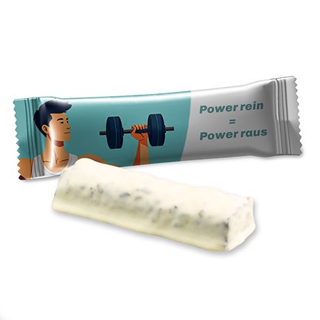Protein-Riegel Cookie-Karamell, ca. 50g, Flowpack, myfitmix