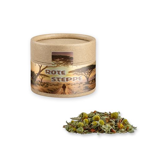 Rotbuschtee Entspannungszeit, ca. 20g, Kraftpapierdose Mini, myfitmix