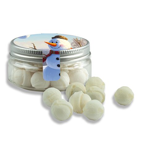 Süße Schneebälle Bonbons, ca. 60g, Sweet Dose Mini, myfitmix