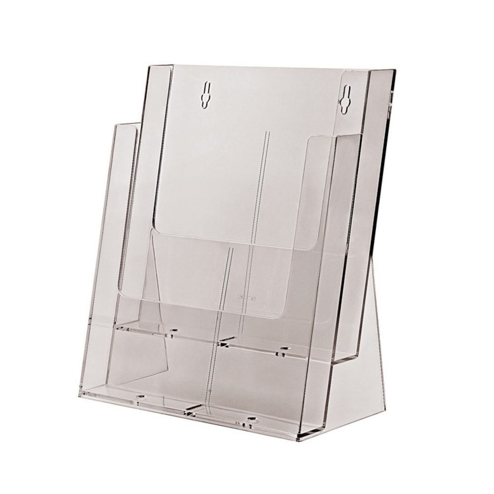 Tischaufsteller 2xA4 ohne Fachteiler CD, Taymar®