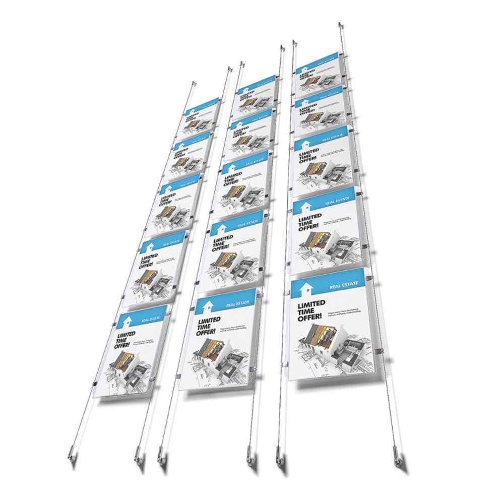 Appendo® E-Clip Set 5xDINA4, Showdown Displays