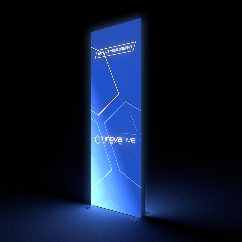 Brightbox Pro Flex Wand 100 x 300 cm Doppelseitig, Showdown Displays