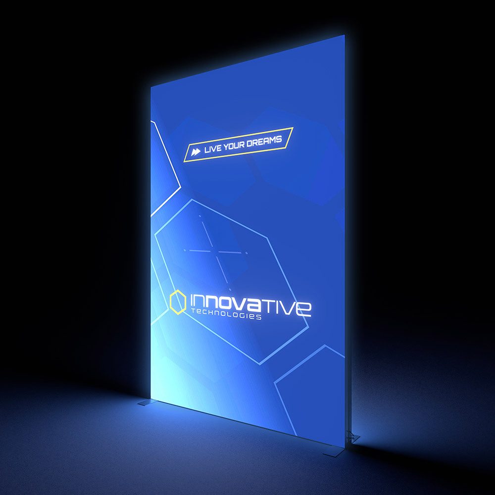 Brightbox Pro Flex Wand 200 x 300 cm Doppelseitig, Showdown Displays