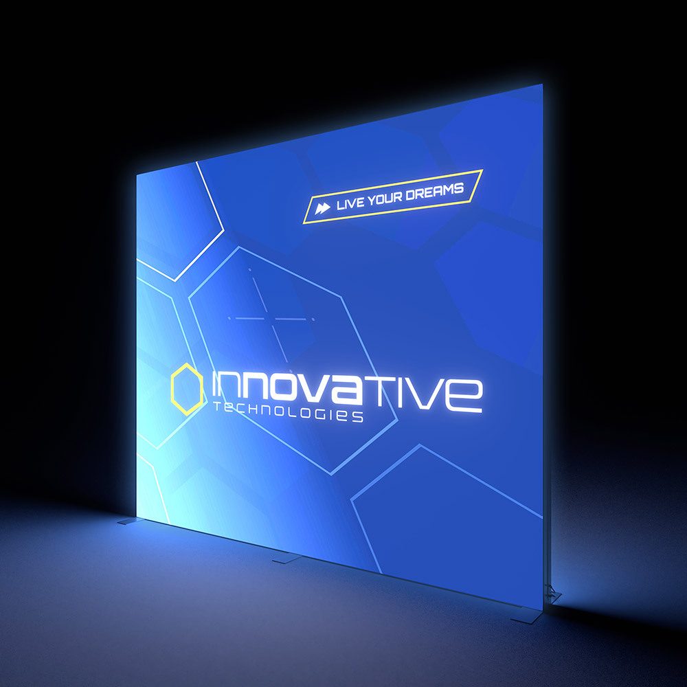 Brightbox Pro Flex Wand 300 x 250 cm Doppelseitig, Showdown Displays