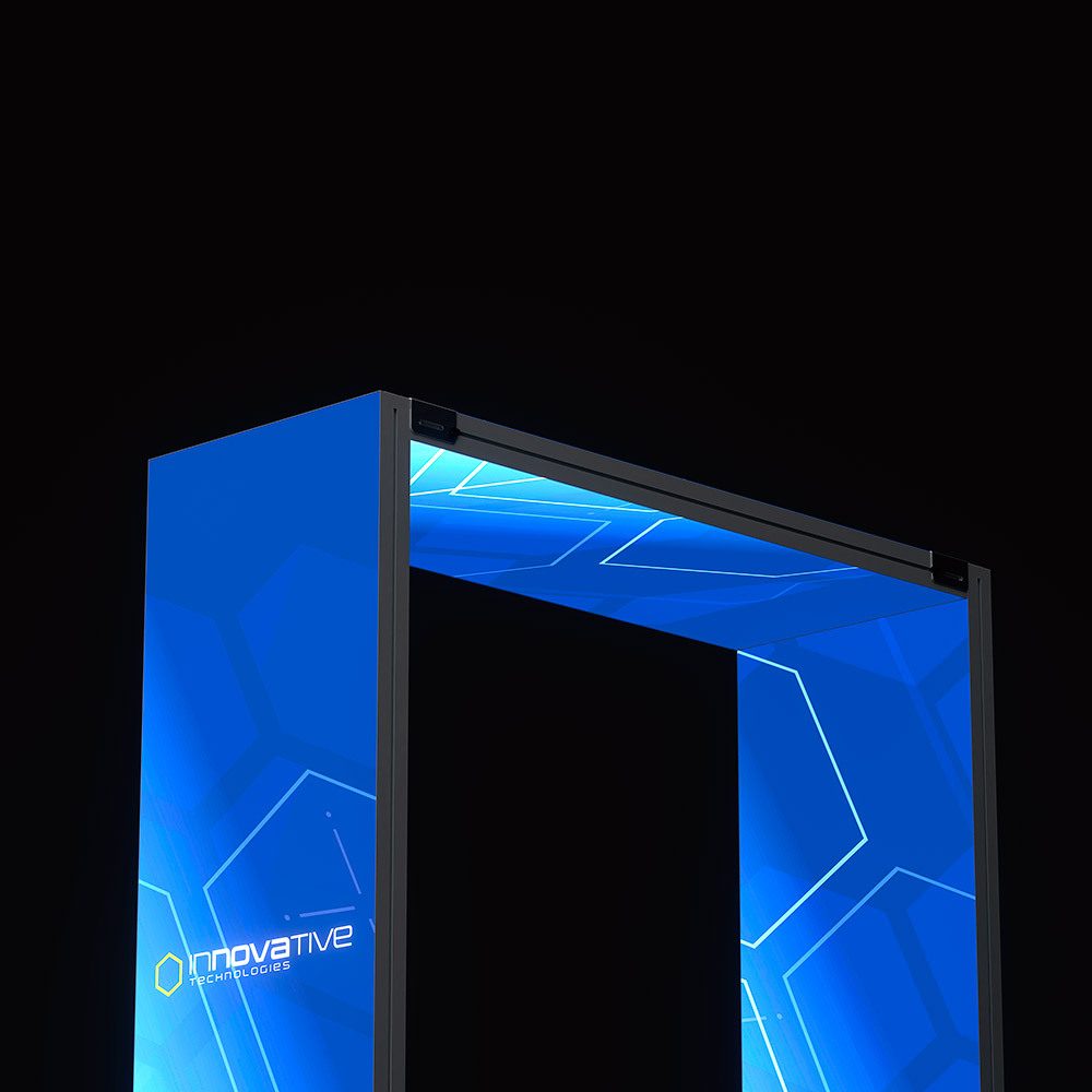 Brightbox Pro Flex Dach 100 x 250 cm, Showdown Displays