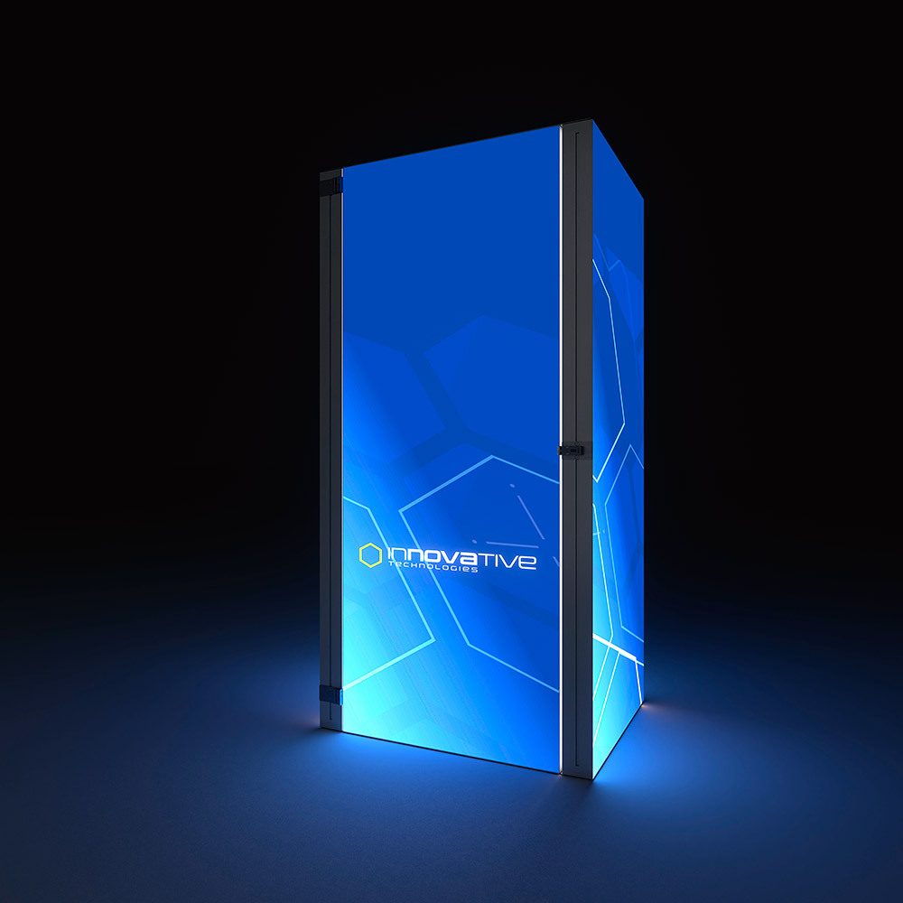 Brightbox Pro Flex Stauraum Set 100 x 250 cm, Showdown Displays