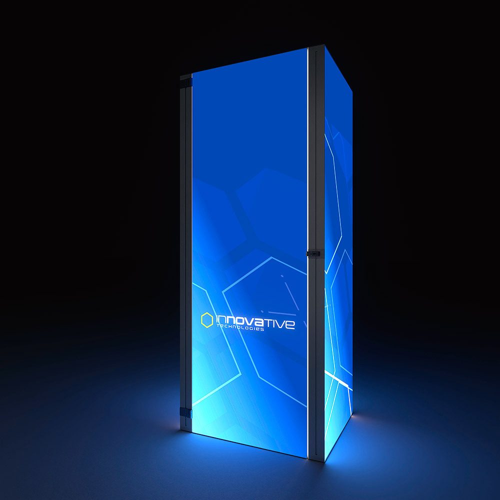 Brightbox Pro Flex Stauraum Set 100 x 300 cm, Showdown Displays