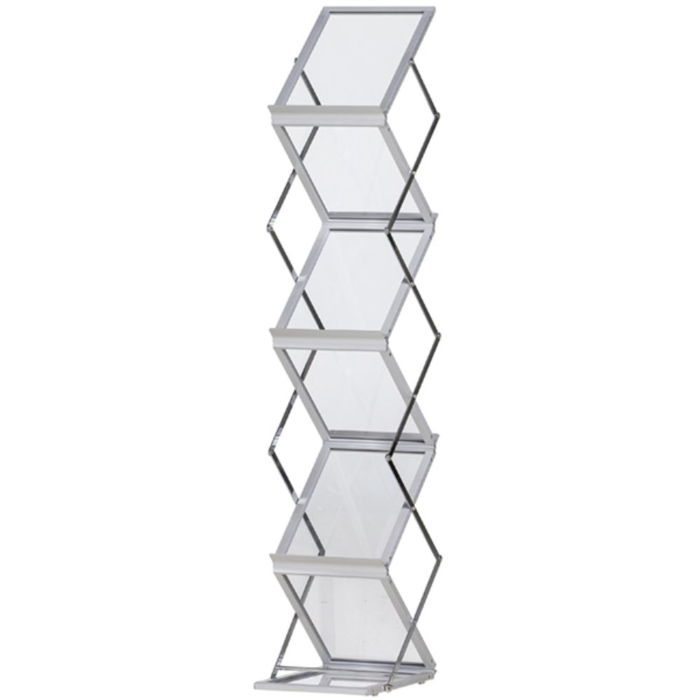 Prospektaufsteller Zick-Zack Acryl, Showdown Displays