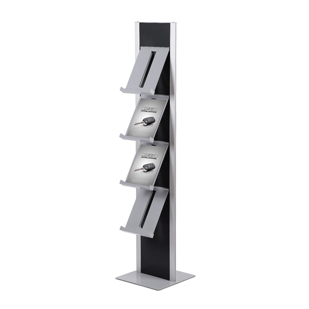 Prospektaufsteller Design Schwarz (Set), Showdown Displays