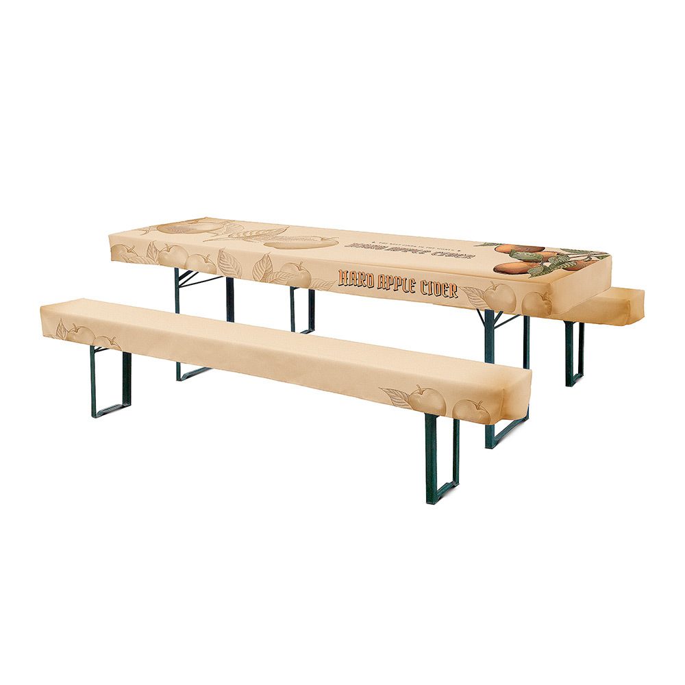 Biertisch-Bank Cover 200 x 25 cm, Showdown Displays