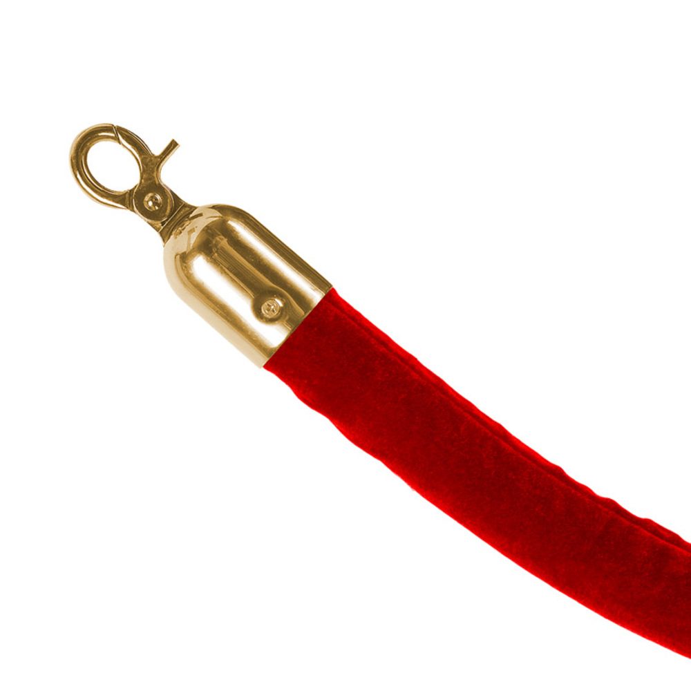 Kordel rot 1500 mm gold umfasst, Showdown Displays