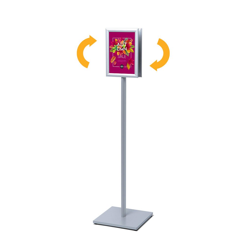 Infoständer Design STANDARD Gehrungecken A4 Doppelseitig, Showdown Displays