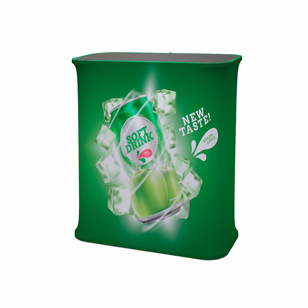 Theke Bounce Up Tischplatte Schwarz LED, Showdown Displays