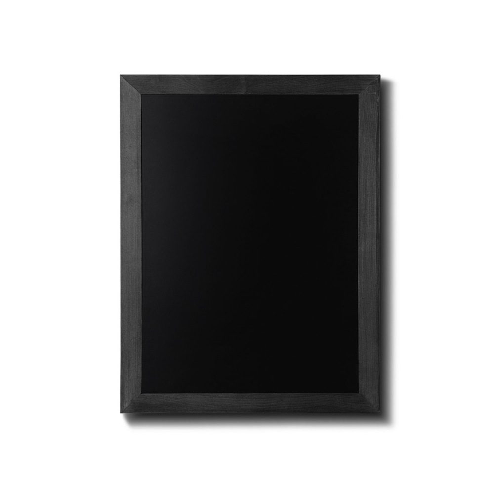 Kreidetafel Holz flacher Rahmen schwarz 50 x 60, Showdown Displays