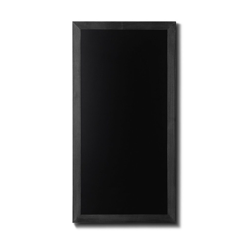 Kreidetafel Holz flacher Rahmen schwarz 56 x 100, Showdown Displays