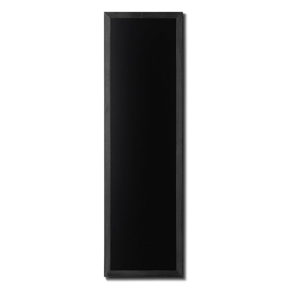 Kreidetafel Holz flacher Rahmen schwarz 56 x 170, Showdown Displays