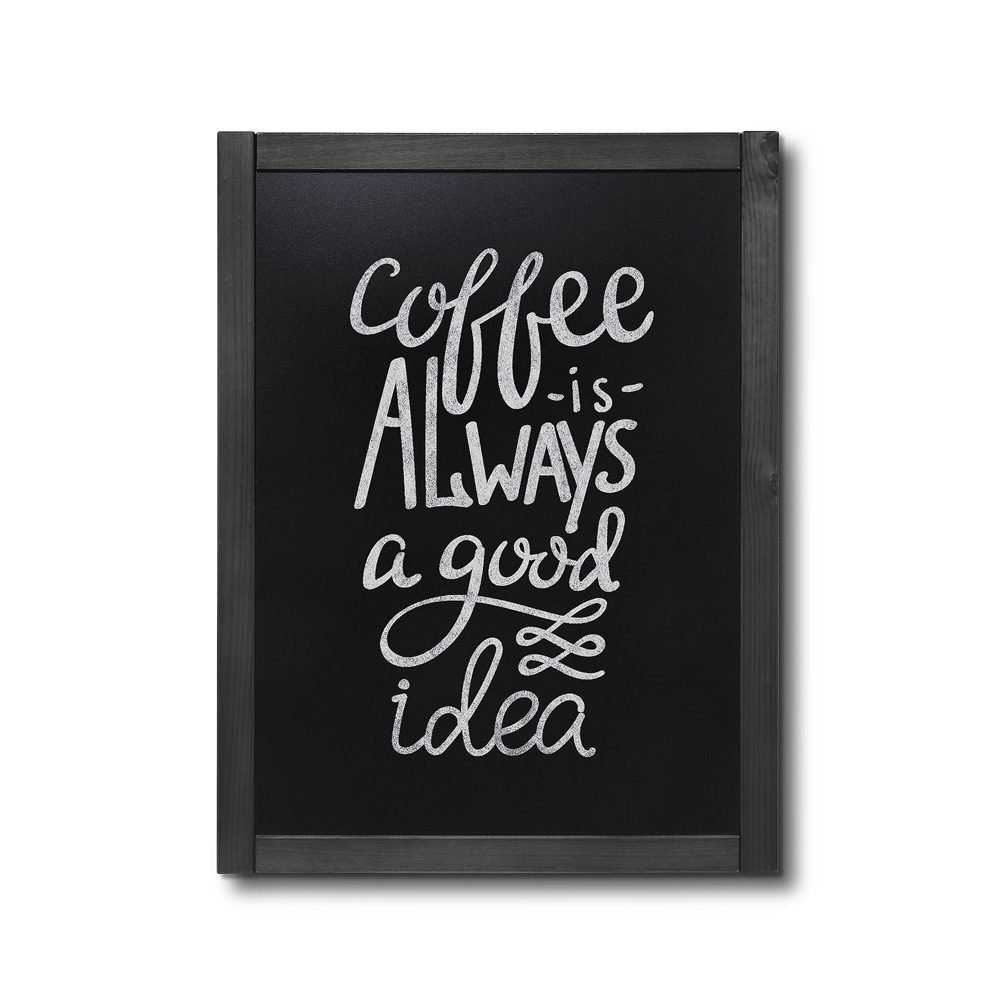 JD NATURA Kreidetafel Klassisch schwarz 60 x 80, Showdown Displays