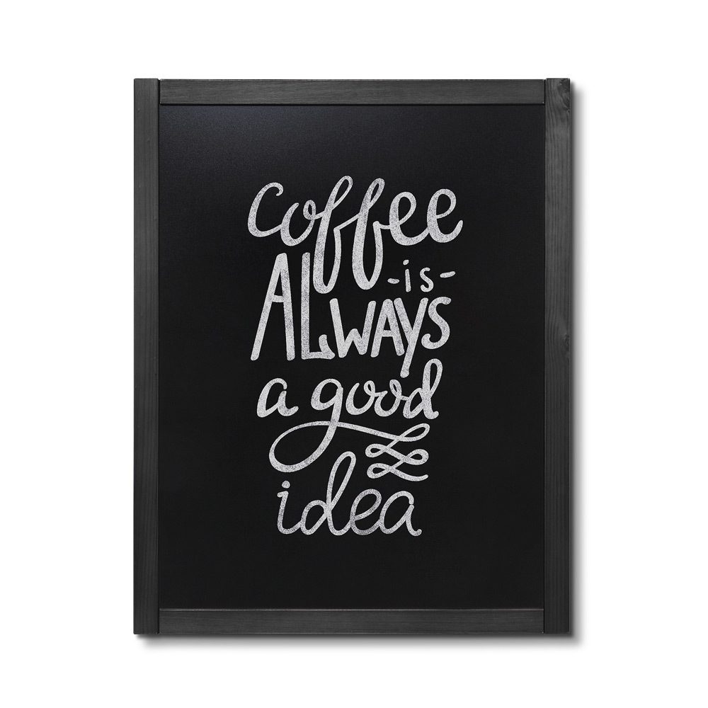 JD NATURA Kreidetafel Klassisch schwarz 70 x 90, Showdown Displays