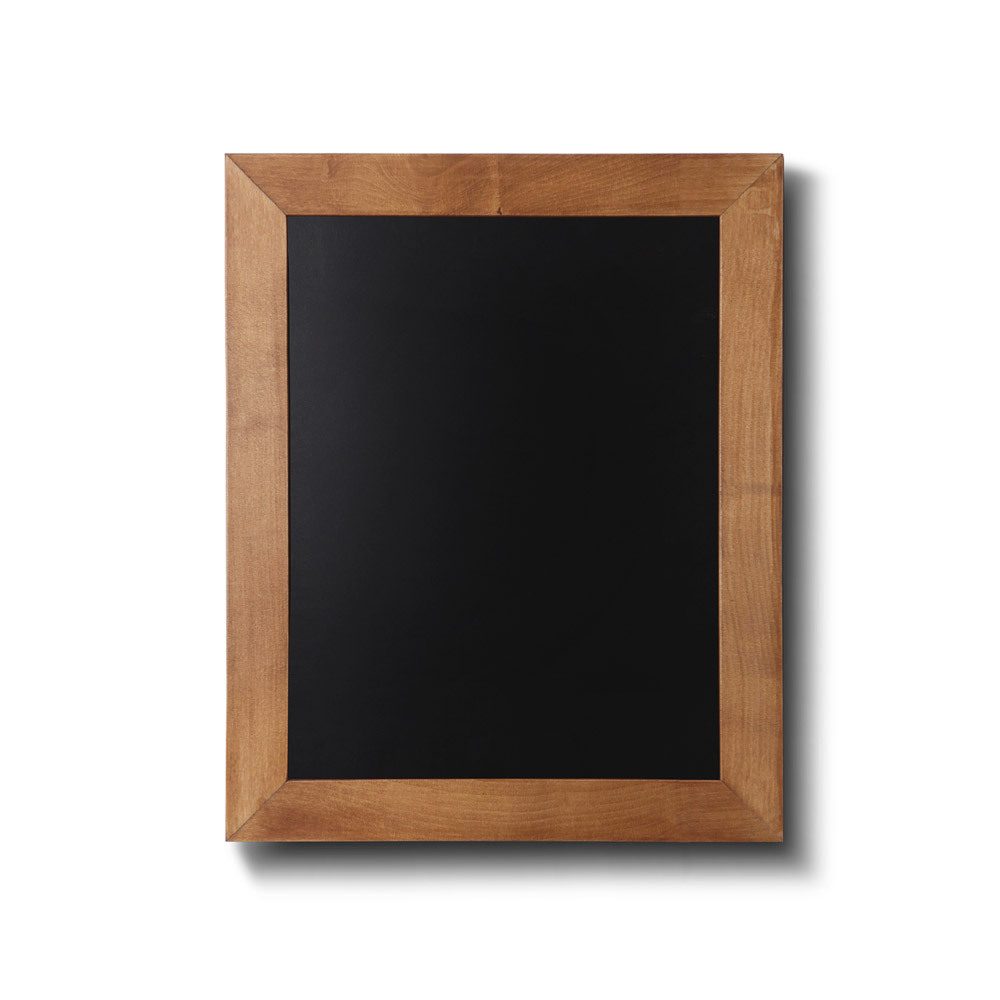 Kreidetafel Holz flacher Rahmen teak 30 x 40, Showdown Displays