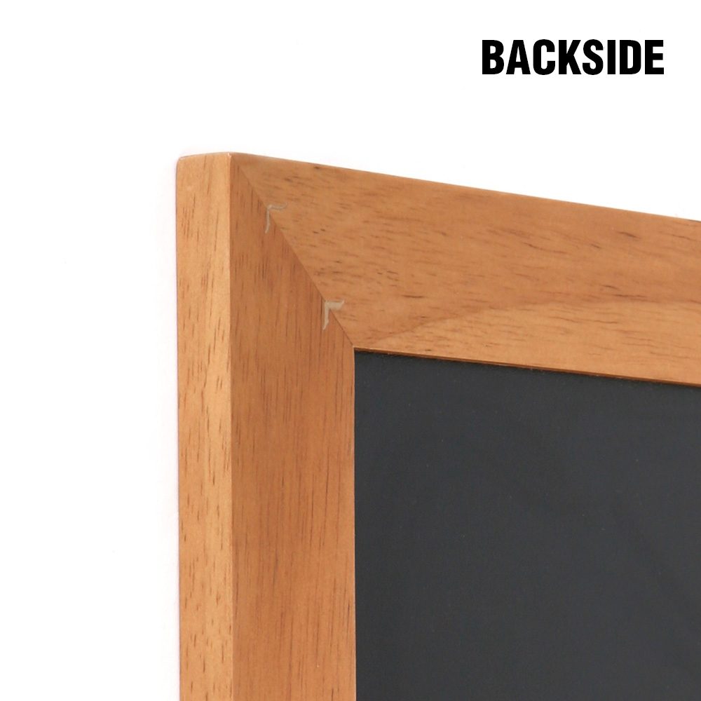 Kreidetafel Holz flacher Rahmen teak 56 x 150, Showdown Displays
