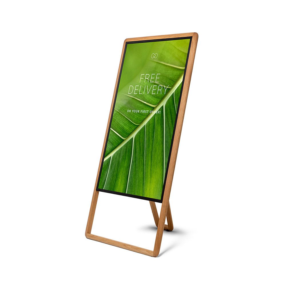 Digitaler Kundenstopper Element mit 43" Samsung Bildschirm, Showdown Displays