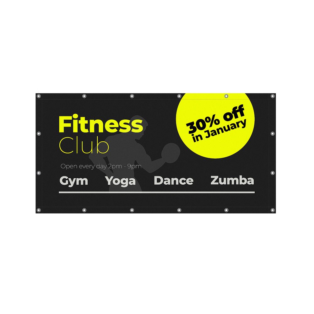 Zaun-Banner 200 x 100 cm, Showdown Displays