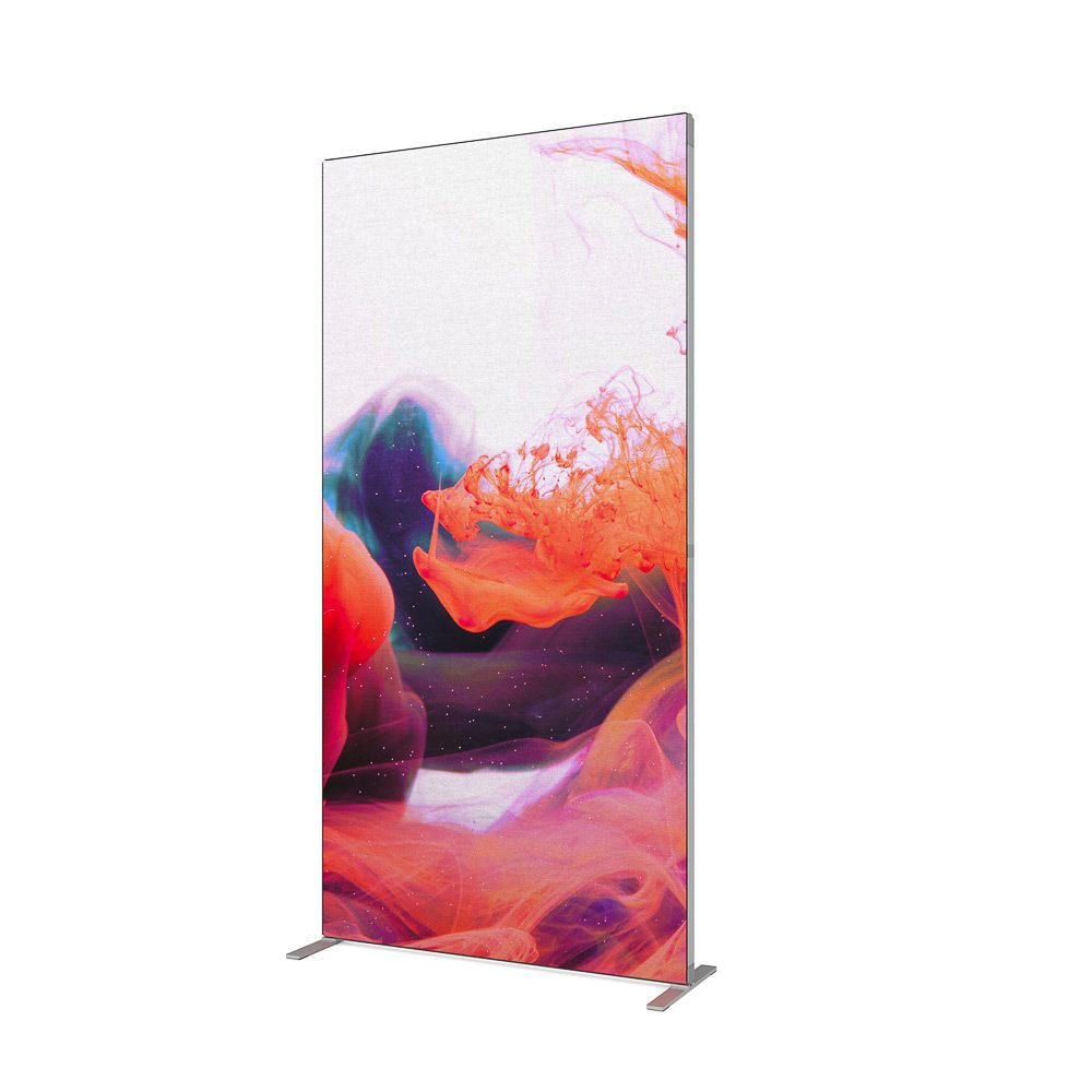 FlexFrame Wand Set 100 x 200 cm Silber