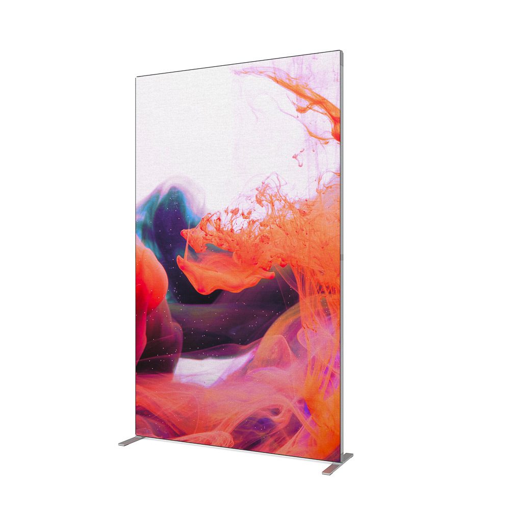 FlexFrame Wand Set 120 x 200 cm Silber