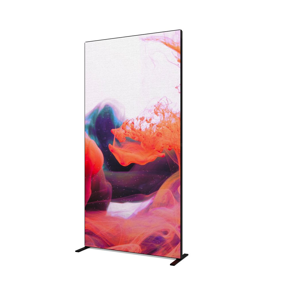 FlexFrame Wand Set 100 x 200 cm Schwarz