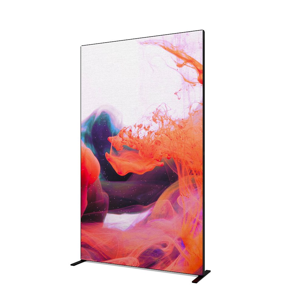 FlexFrame Wand Set 120 x 200 cm Schwarz