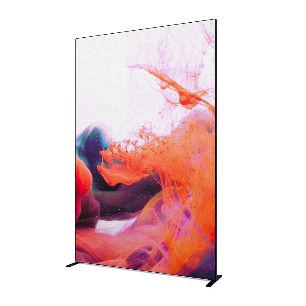 FlexFrame Wand Set 150 x 230 cm Schwarz (inkl. Extension Set 30 cm)
