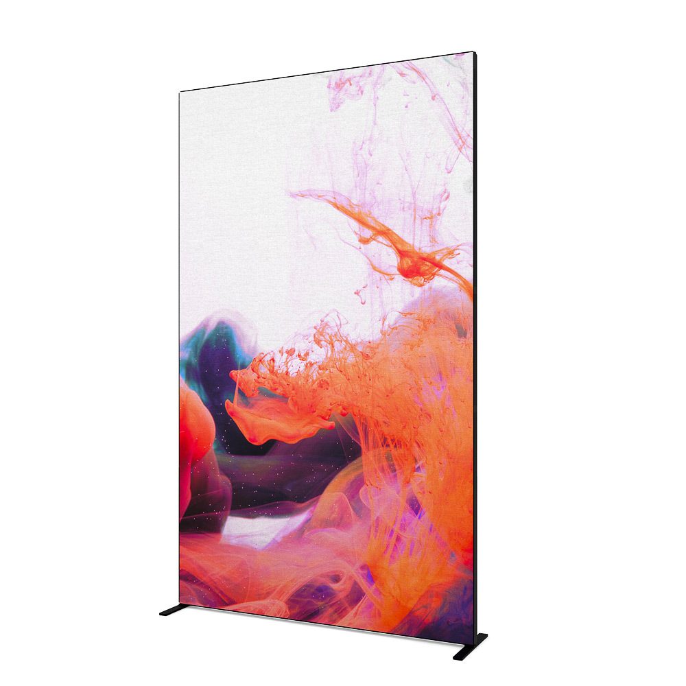 FlexFrame Wand Set 150 x 250 cm Schwarz (inkl. Extension Set 50 cm)