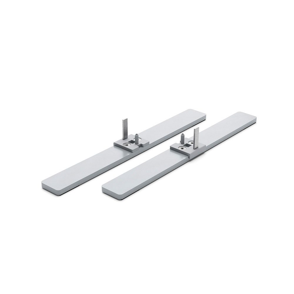 FlexFrame Vollfuß für Einzelrahmen Silber