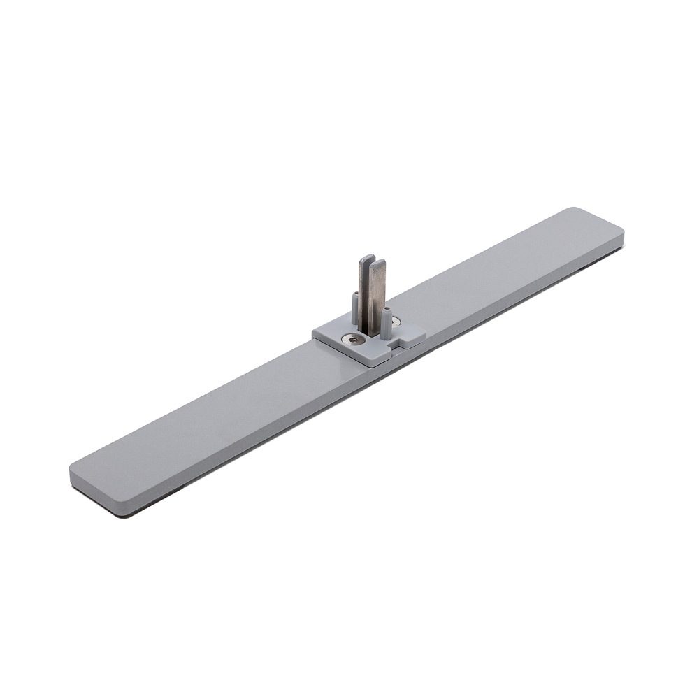 FlexFrame Vollfuß für Doppelrahmen Silber