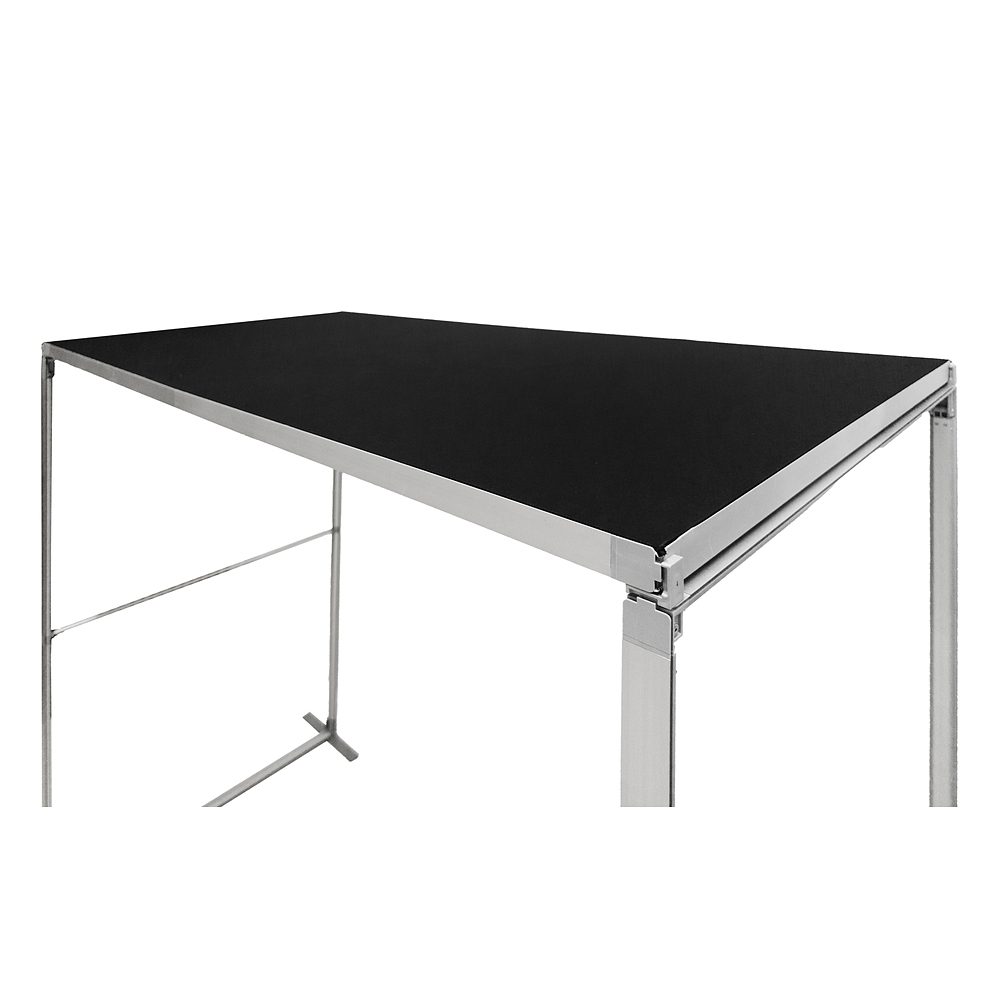 FlexFrame Dach 100 x 230 cm Silber (inkl. Extension Set 30 cm)