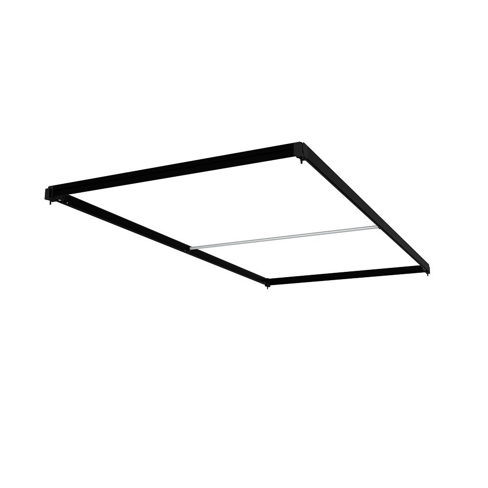 FlexFrame Dach 100 x 200 cm Schwarz