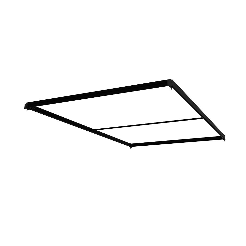 FlexFrame Dach 120 x 200 cm Schwarz