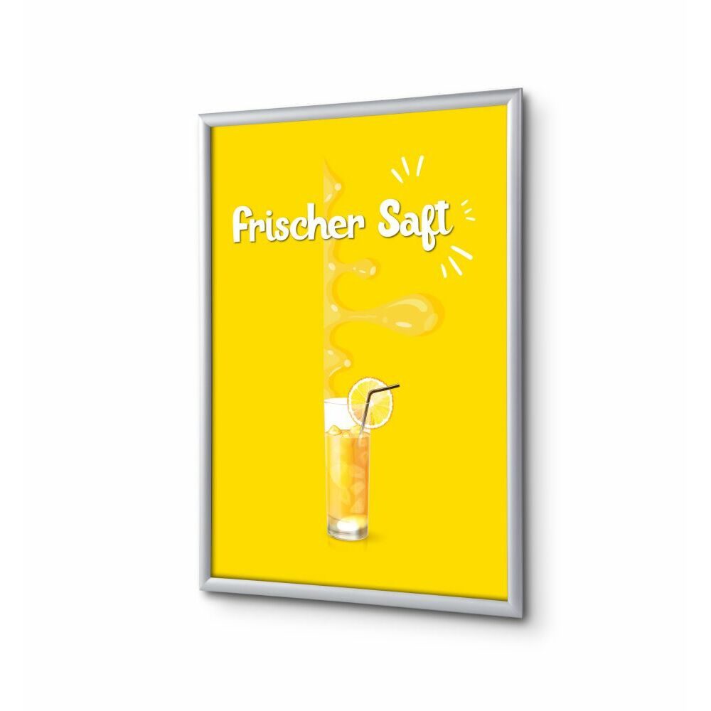 Klapprahmen A1 Komplettset Motiv „Frischer Saft“ Deutsch, Showdown Displays