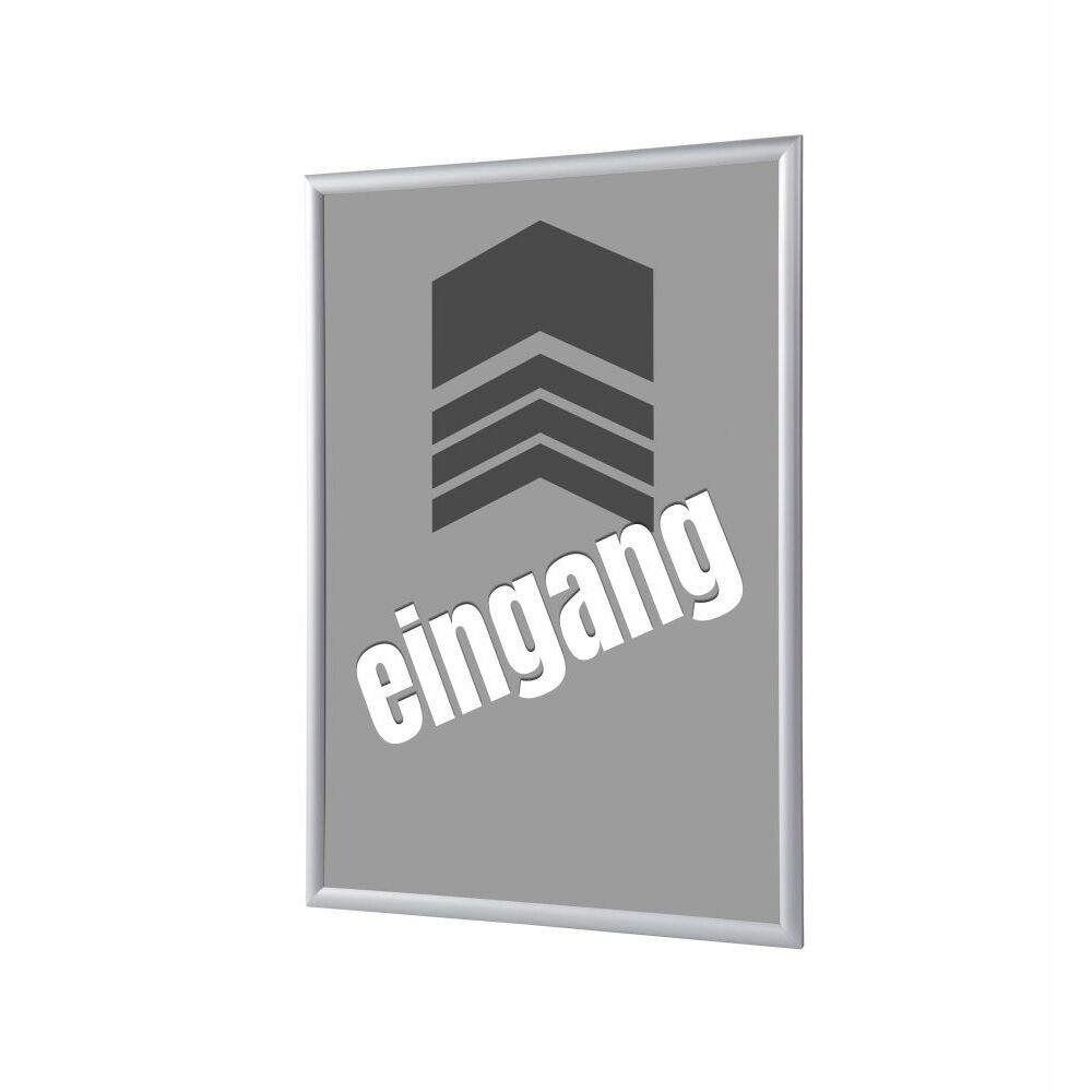Klapprahmen A1 Komplettset Motiv „Eingang“ Grau Deutsch, Showdown Displays