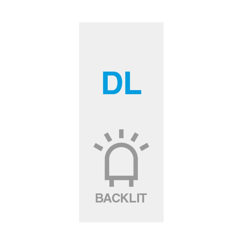 Premium Backlit PP Folie 200 g/m² Satin Oberfläche DL, Showdown Displays