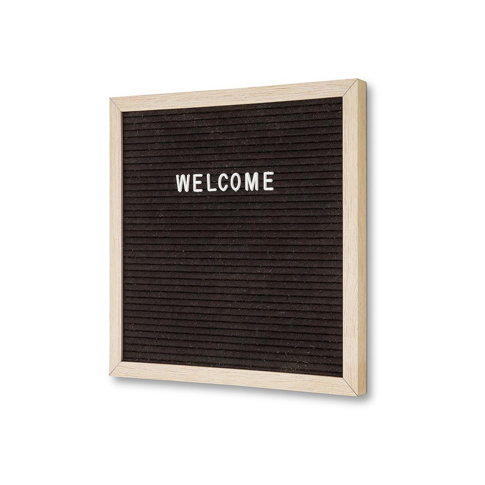 Letterboard Schwarz 30 x 30 cm, Showdown Displays