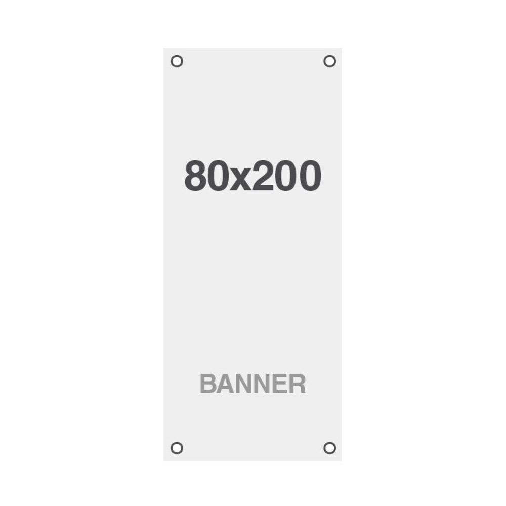 Banner Symbio 510 g/m² 800 x 2000 mm mit Lochhalterung, Showdown Displays