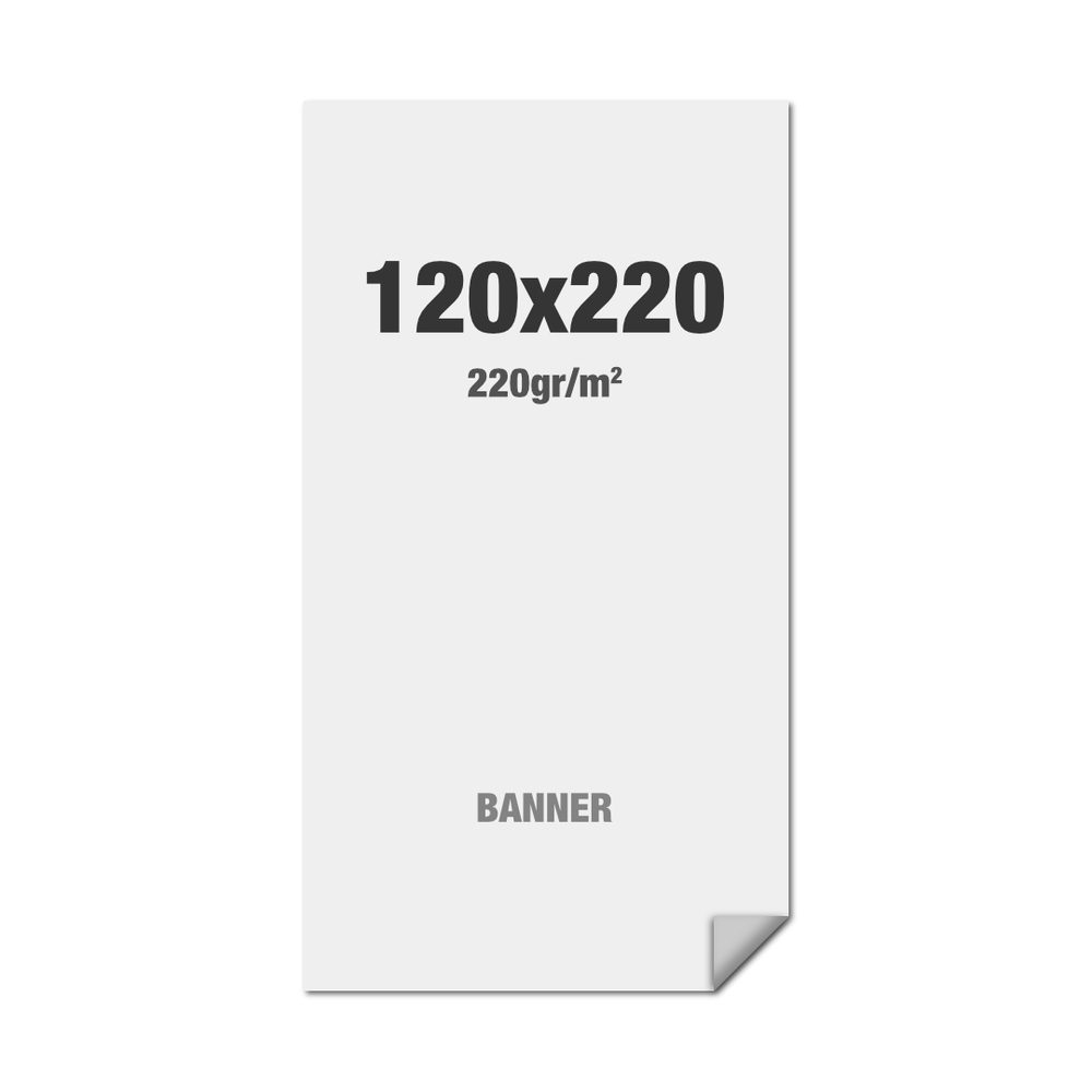 Premium Banner Standard Multi Layer PP Folie 220 g/m² matte Oberfläche 1200 x 2200 mm, Showdown Displays