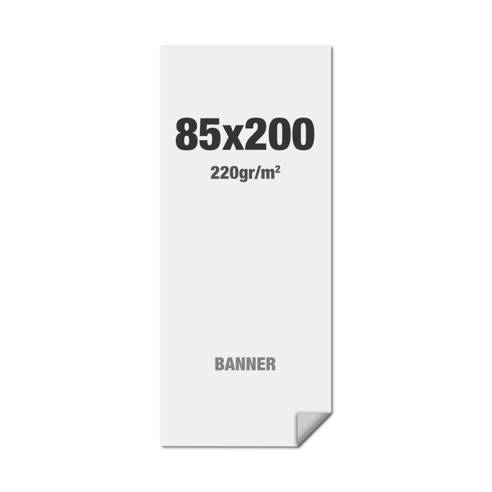 Premium Banner Standard Multi Layer PP Folie 220 g/m² matte Oberfläche 850 x 2000 mm, Showdown Displays