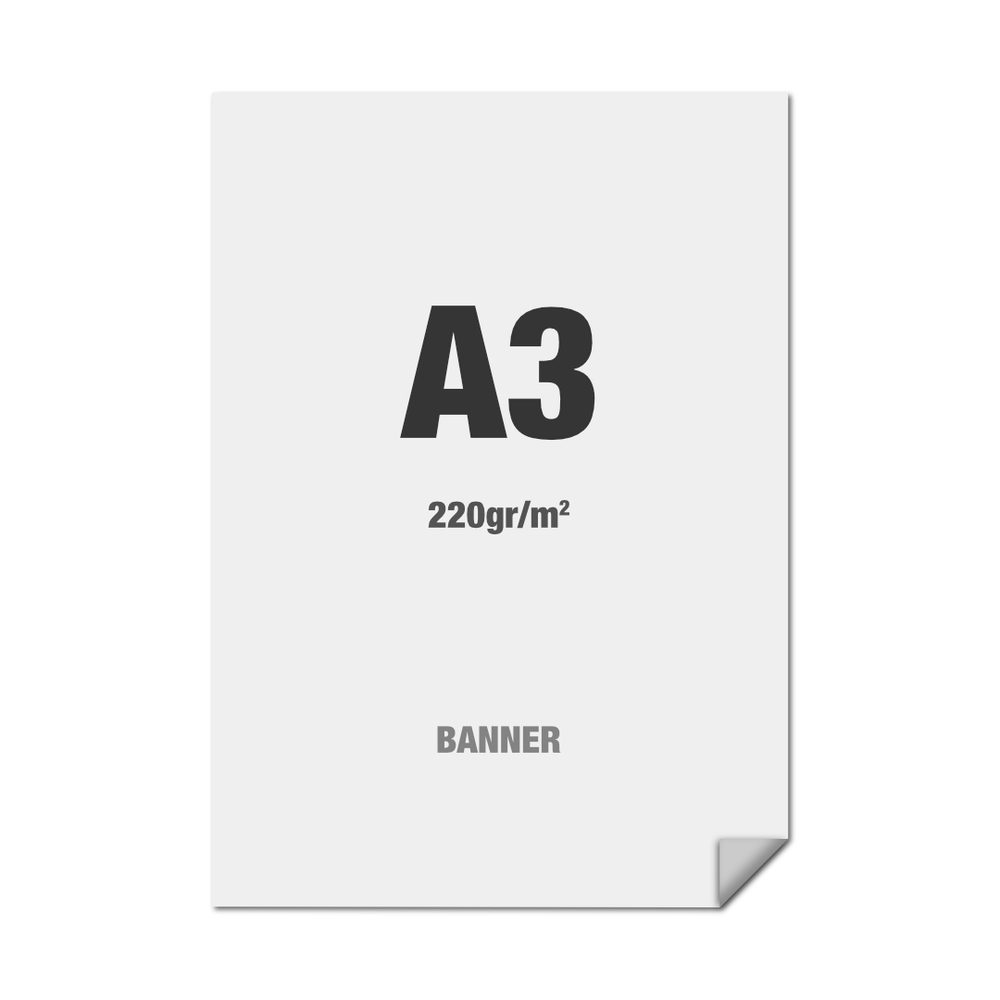 Latex Standard Multi Layer media A3 matt 220 g/m², Showdown Displays