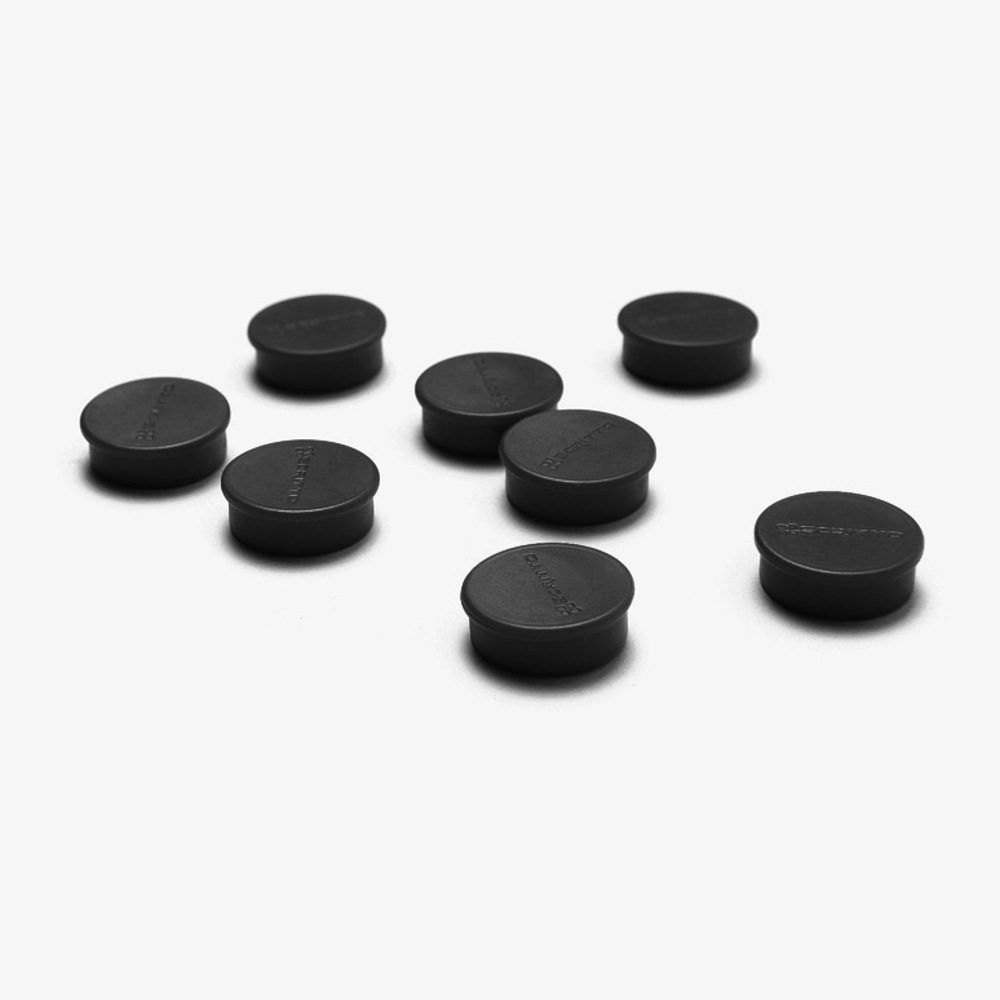 Magnete 20 mm schwarz VPE mit 8 Stück, Showdown Displays