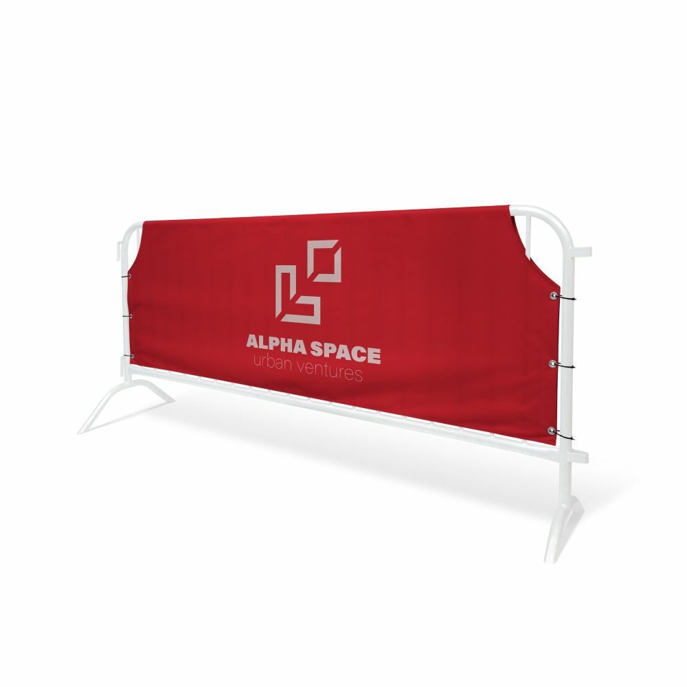 Zaunbarriere Grafik 240 x 80 cm Doppelseitig, Showdown Displays